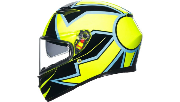 AGV K3 Rossi WT Phillip Island 2005 Helmet - Yellow/Black