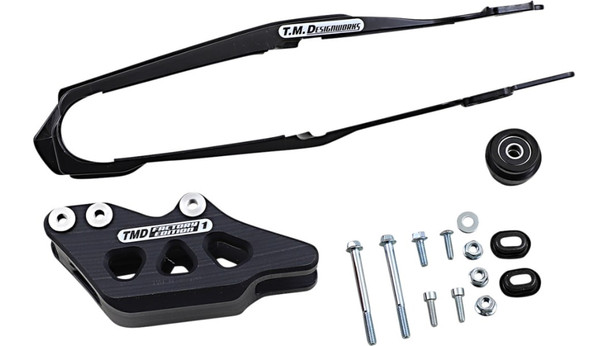 T.M. Designworks Chain Guide and Slider Kit: DCK-OR7 - Honda Models