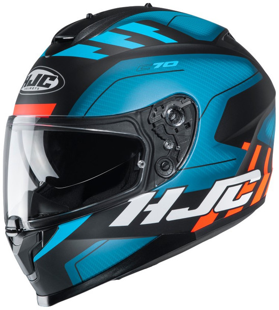 HJC C70 Koro MC-2SF Helmet - Blue/Black - Size Large