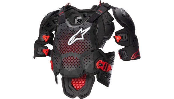Alpinestars A-10 Roost Guard V2 - Black/Red - Size XS/SM - 6700523-1431-XS