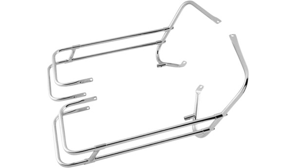 Drag Specialties Saddlebag Guard/Side Rail Kits: 1997-2008 Harley-Davidson FL Models