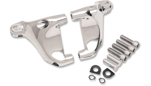 Drag Specialties Passenger Footpeg Mount Kit: 2004-2013 Harley-Davidson XL Models