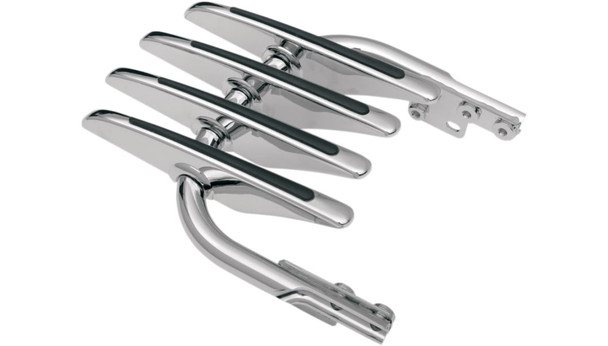 Drag Specialties Streamliner Luggage Rack: 1996-2008 Harley-Davidson FL Models - Chrome