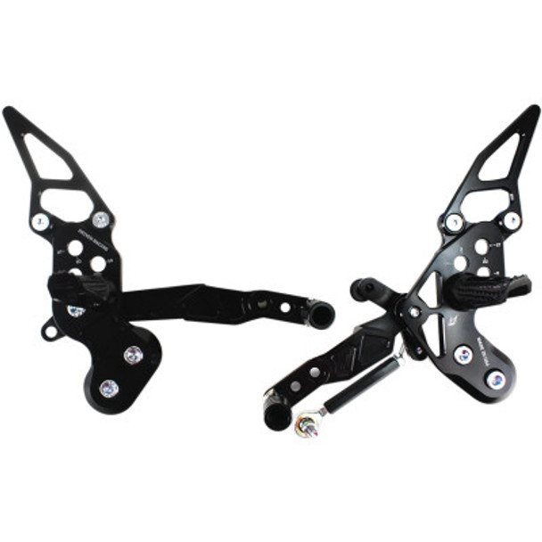 Driven Racing TT Rearsets - 16-18 Kawasaki Z-125