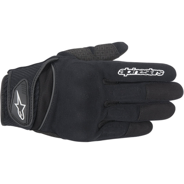 Alpinestars Spartan Motorcycle Riding Gloves - Black - Size 2XLarge