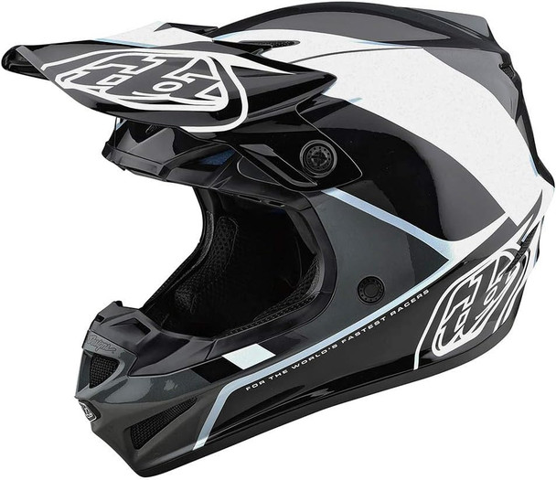 Troy Lee Designs SE4 POLYACRYLITE Helmet - BETA SILVER - Small