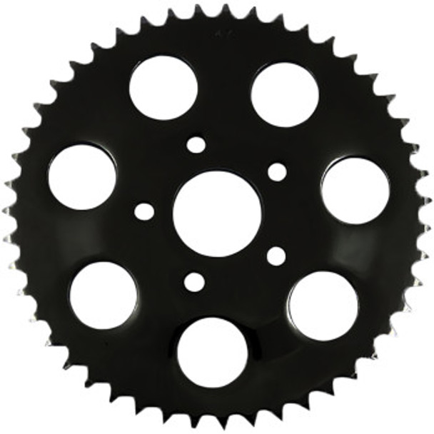 Drag Specialties Rear Wheel Sprocket: 1986-1999 Harley-Davidson Models - Flat - Black