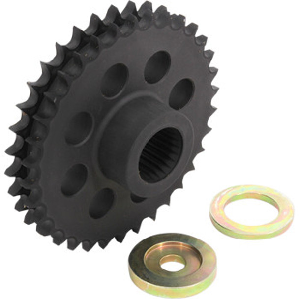 Drag Specialties Solid Compensator Primary Sprocket Kit: 2007-2017 Harley-Davidson FL/FX Models - Black