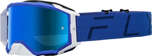 Fly Racing Zone Pro Goggle - Blue - Sky Blue Mirror Lens