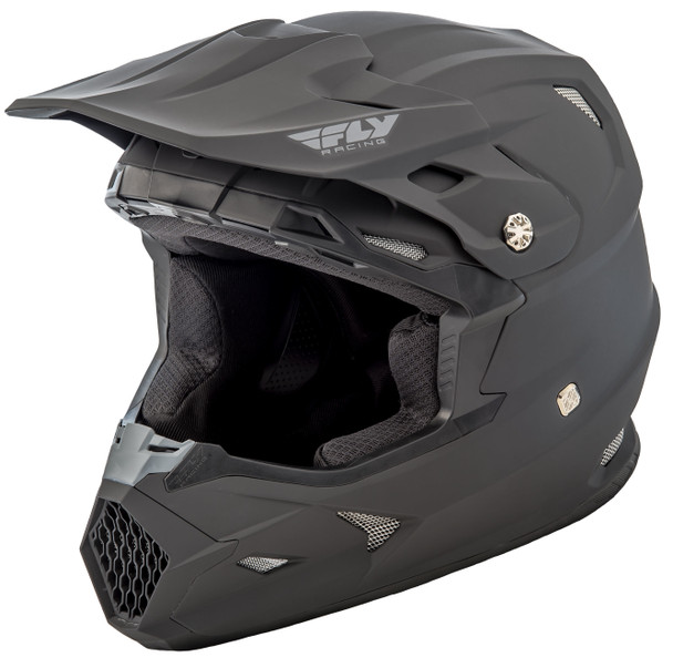 Fly Racing Toxin Solid Helmet - Matte Black - Size Youth Large