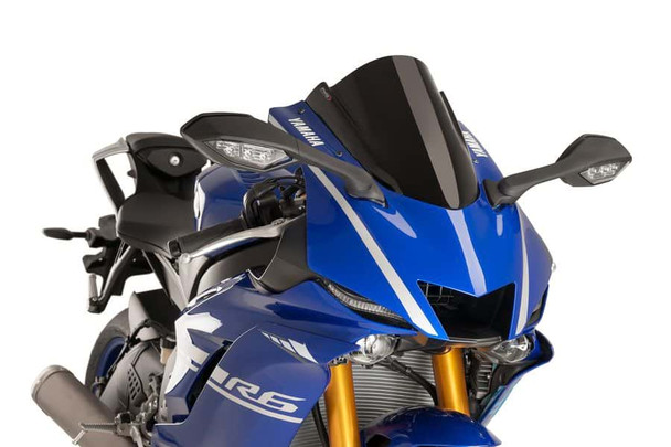 Puig Z Racing Windscreen: 17-20 Yamaha YZF R6