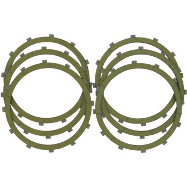 Drag Specialties Clutch Friction Plate Set: 1984-1989 Harley-Davidson FX/FL Models