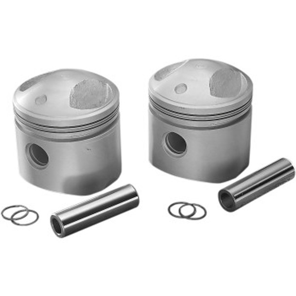 Drag Specialties 7.2:1 Low Compression Replacement Piston: 1978-1984 Harley-Davidson FX/FL Models