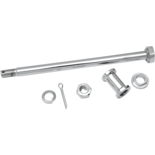 Drag Specialties Rear Axle Kit: 1952-1978 Harley-Davidson XL/K Models - Chrome