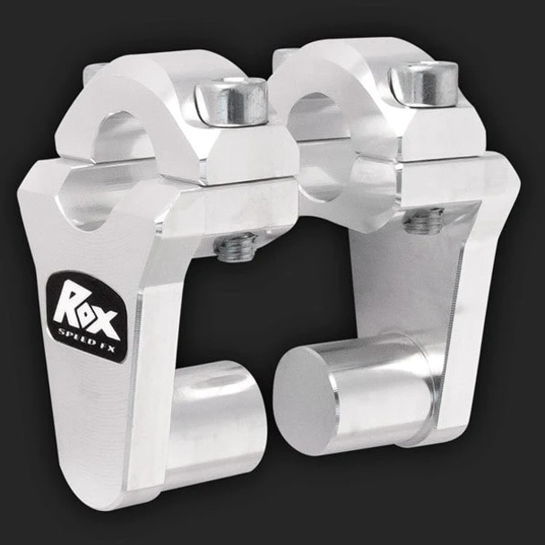 Rox Speed FX 2" Pivoting Riser for 7/8" Handlebar - Natural Aluminum ~ [Blemish]