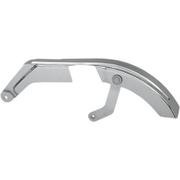 Drag Specialties Rear Upper Belt Guard: 1987-2000 Harley-Davidson FX Models - Chrome