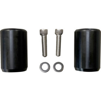Kodlin USA Replacement Endcaps for Engine Guards: 2022-2023 Harley-Davidson Softail Models - Black