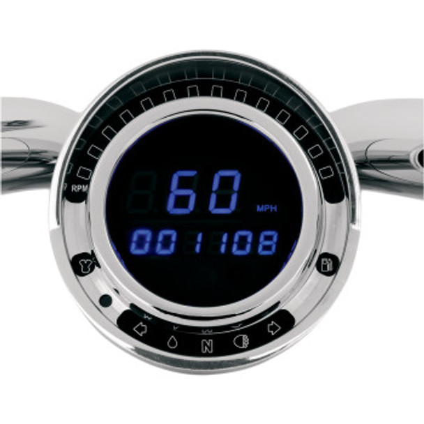 Dakota Digital Big Dog Direct Plug-In Speedometer - Blue LED