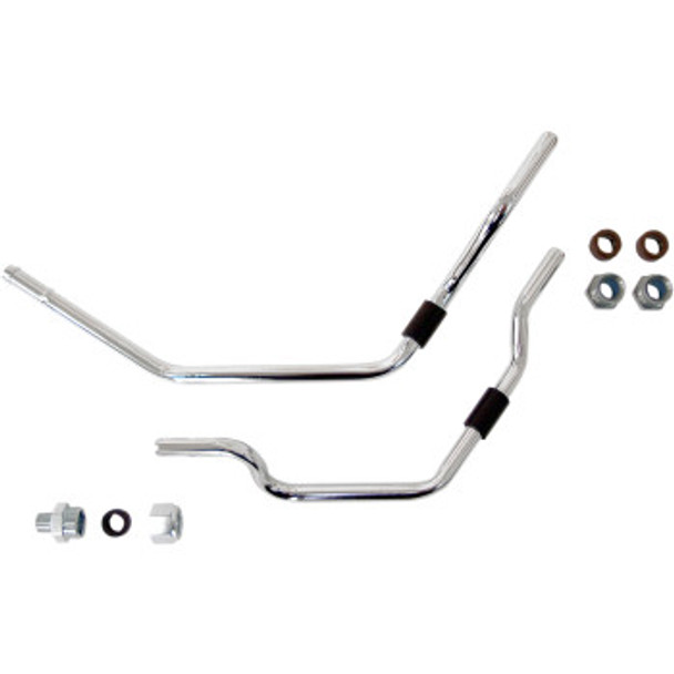 Drag Specialties Oil Filter Line Kit: 1992-1999 Harley-Davidson Softail Models - Chrome