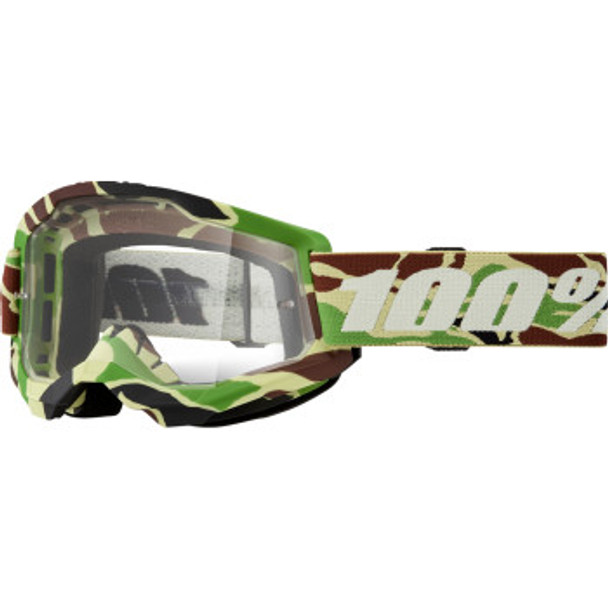 100% Strata 2 Goggle - 2024 Model - War Camo