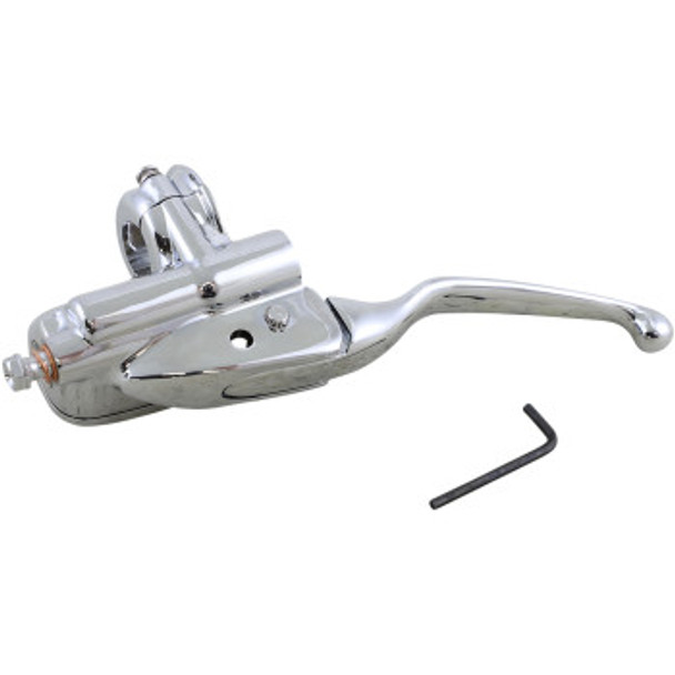 Drag Specialties Replacement Master Cylinder Assembly: 2008-2013 Harley-Davidson FL Models - Chrome