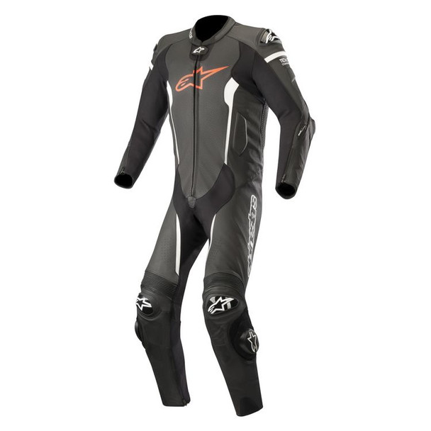 Alpinestars Missile Race Suit - Tech Air Compatible - Black/Flo Red/White  - EU 52/US 42