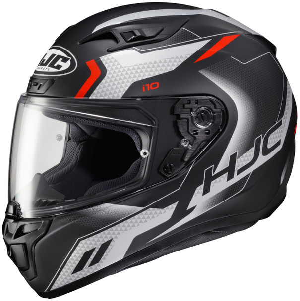 HJC i10 Helmet - Robust - Black/White/Red - Size XLarge - [Blemish]