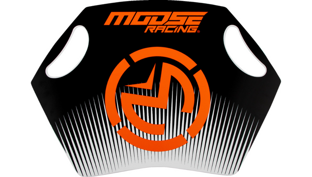 Moose Racing Pit Board - Black/Orange