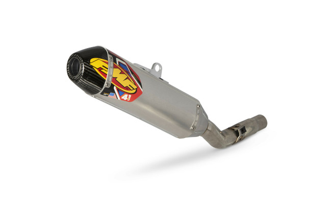 FMF Factory 4.1 RCT Stainless Steel Slip-On Muffler w/ Carbon End Cap: 2020 Yamaha WR450F Models - [Blemish]
