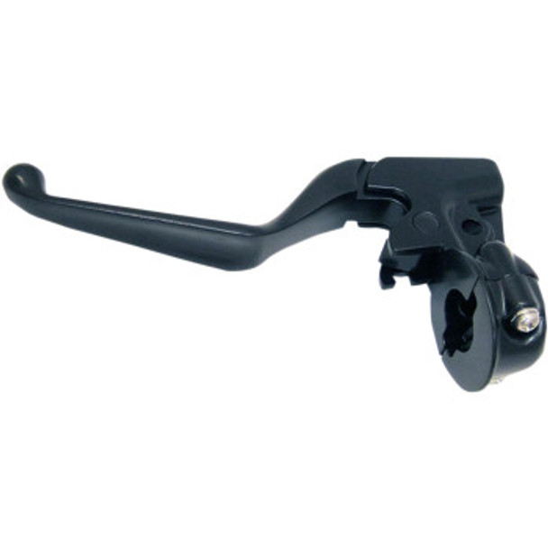 Drag Specialties Clutch Lever: 2007-2017 Harley-Davidson FX/FL Models - Black