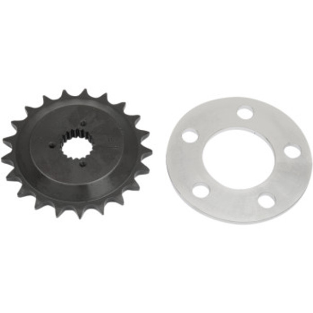 Drag Specialties Offset Sprocket Kit: 1984-1990 Harley-Davidson XL Models - 21 Tooth - Black