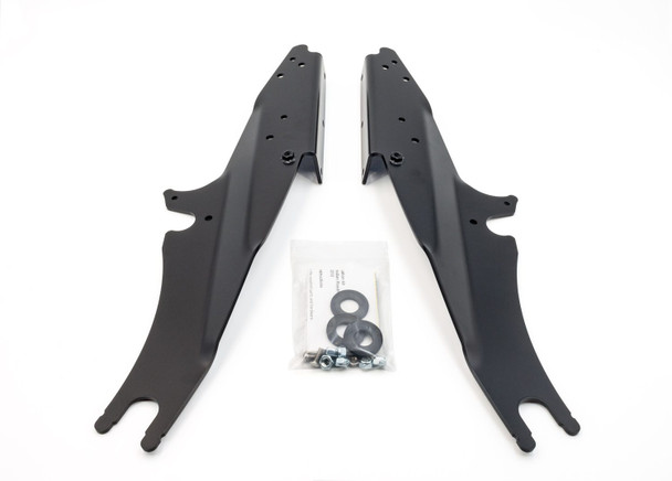 Rivco Products Trunk Relocation Brackets: 2015-Current Indian Roadmaster Models - Black - IC010BK