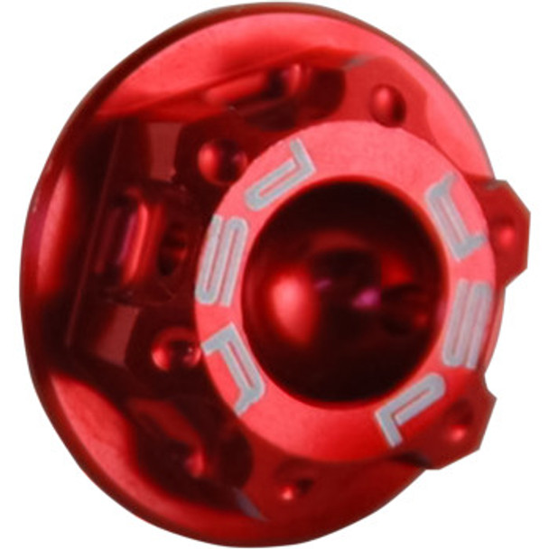 Powerstands Racing Magnetic Oil Drain Plug - M12 x 1.50 x 21 mm - Red