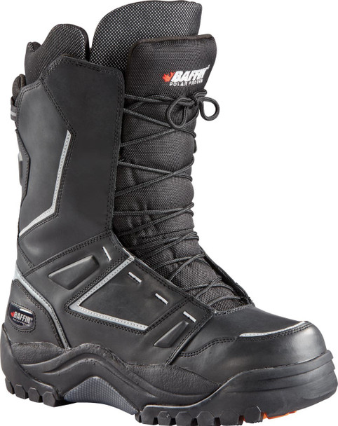 Baffin Powder Boots: Powersport Series - Black/Silver - Size 8