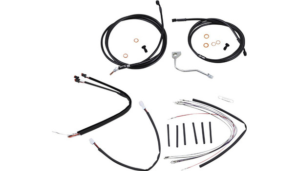 Burly Brand Cable/Line Kit for 18" Ape Hanger Handlebars - [Open Box]