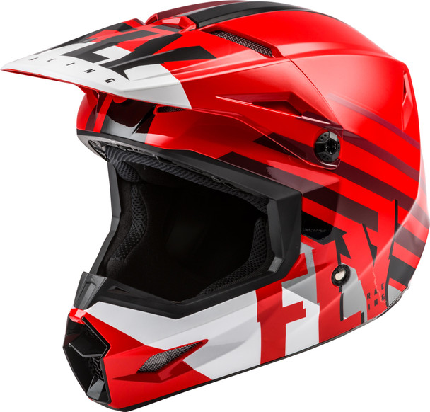 Fly Racing Kinetic Thrive Helmet Red/White/Black Ym
