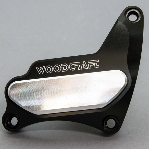 Woodcraft RHS Crank Cover Protector: 1997-2008 Suzuki GSXR 600/750/1000 Models - Natural