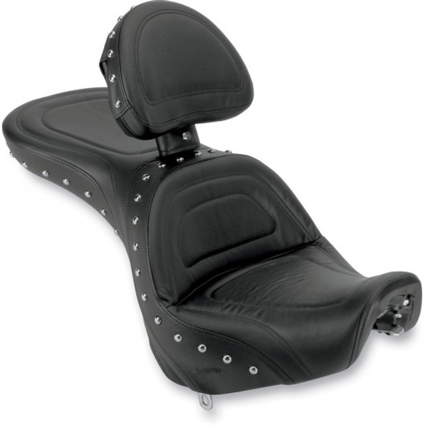 Saddlemen 00-07 FXSTD Softail Deuce Explorer Special Seat w/ Drivers Backrest