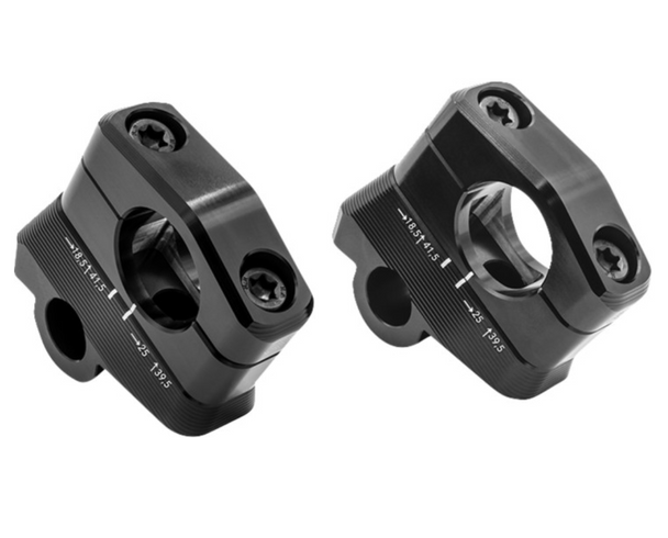 Gilles Tooling Riser - Handlebar - 1D.GT - Pan America - Black - 1DGT-05-B