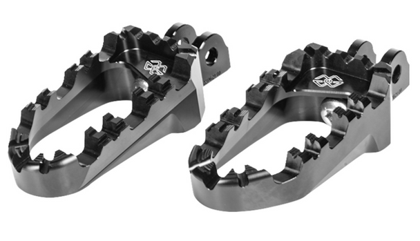 Gilles Tooling Pro-X Enduro Footpegs - Black - Pan America -RGK-121-UF34-SET-B