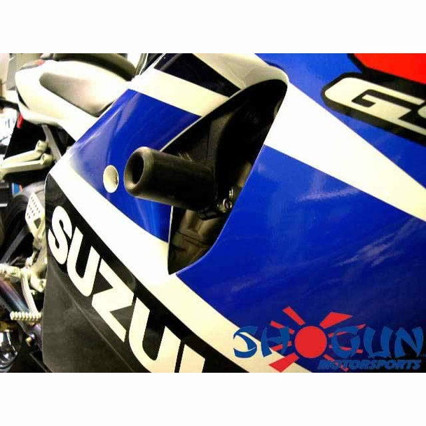 Shogun NO CUT Frame Sliders: 01-02 Suzuki GSX-R 1000