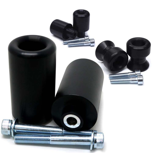 Shogun Complete Slider Kit - Black - 16-20 GSXS 1000F No Cut