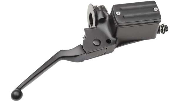 Drag Specialties Front Brake Master Cylinder Assembly: 1984-1995 Harley-Davidson Models - 11/16" - Black