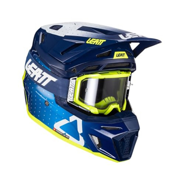 Leatt Helmet Kit Moto 8.5 V24 - Blue - Size Medium (57-58cm) - 1024060122