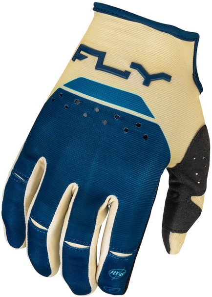 Fly Racing Kinetic Reload Gloves - 2024 Model - Ivory/Navy/Cobalt - XS