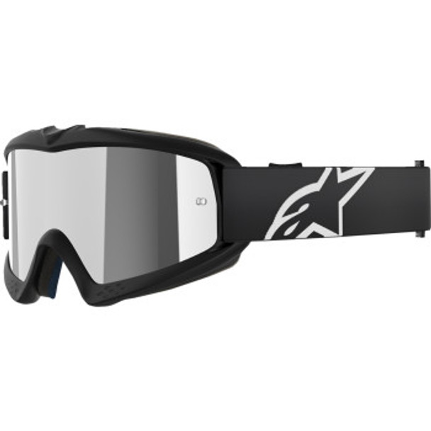 Alpinestars Youth Vision Goggle - Corp - Black - Silver Mirror-[Demo]