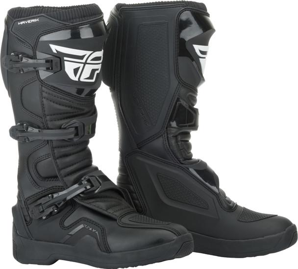 Fly Racing Maverik Boots Black Sz 12 - [Demo]