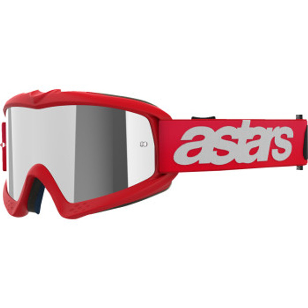 Alpinestars Youth Vision Goggle - Blaze - Red - Silver Mirror - [Demo]