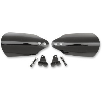 Memphis Shades Hand Guards: 2014+ Harley-Davidson Touring Models - Black - [Demo]