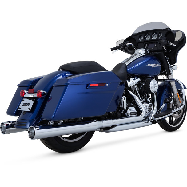 Vance & Hines Monster Rounds Slip-On Exhaust: 2017+ Touring Models